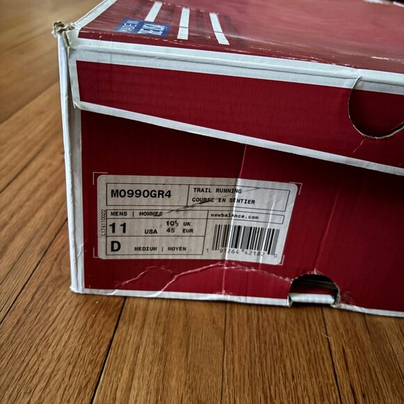 NEW BALANCE - MADE IN USA - 990V4 High Top - Gray - Size 11 - Picture 11 of 12